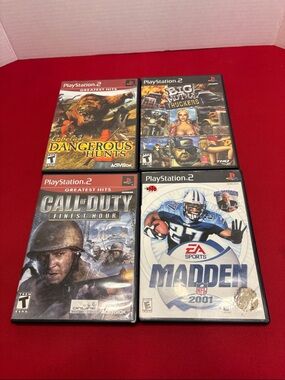 Sony PlayStation 2 Video Game Bundle Lot of 4